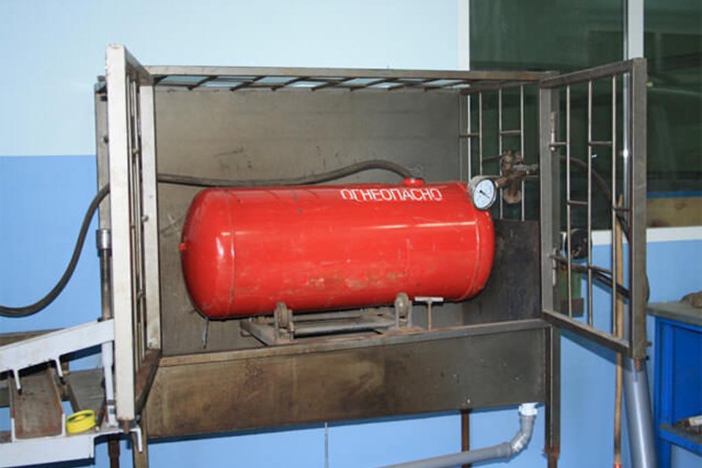 Аттестация автомобильного газового баллона
