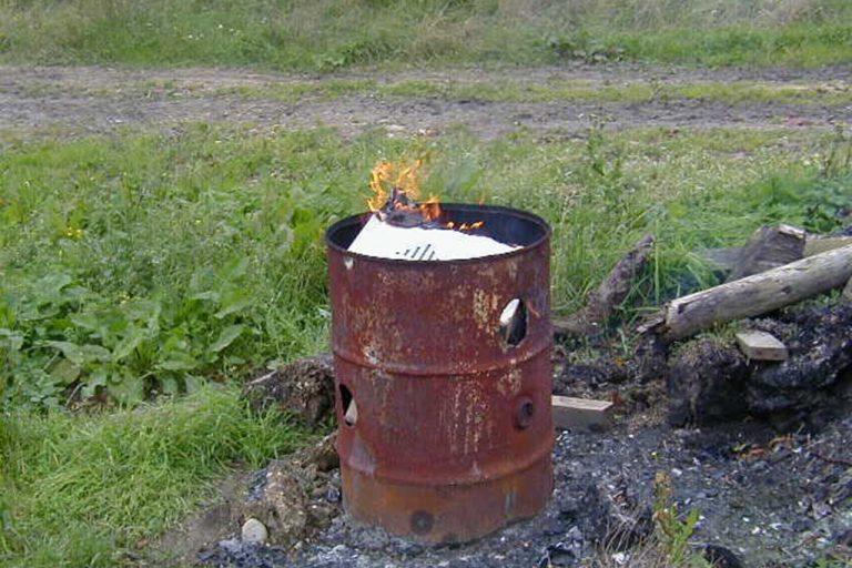 Как сделать бочку для сжигания мусора на даче своими руками пошаговая инструкция с фото