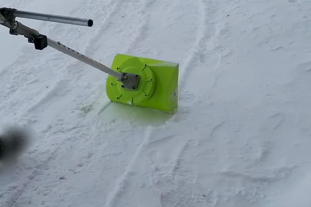 Ротор на снегоуборщик из триммера