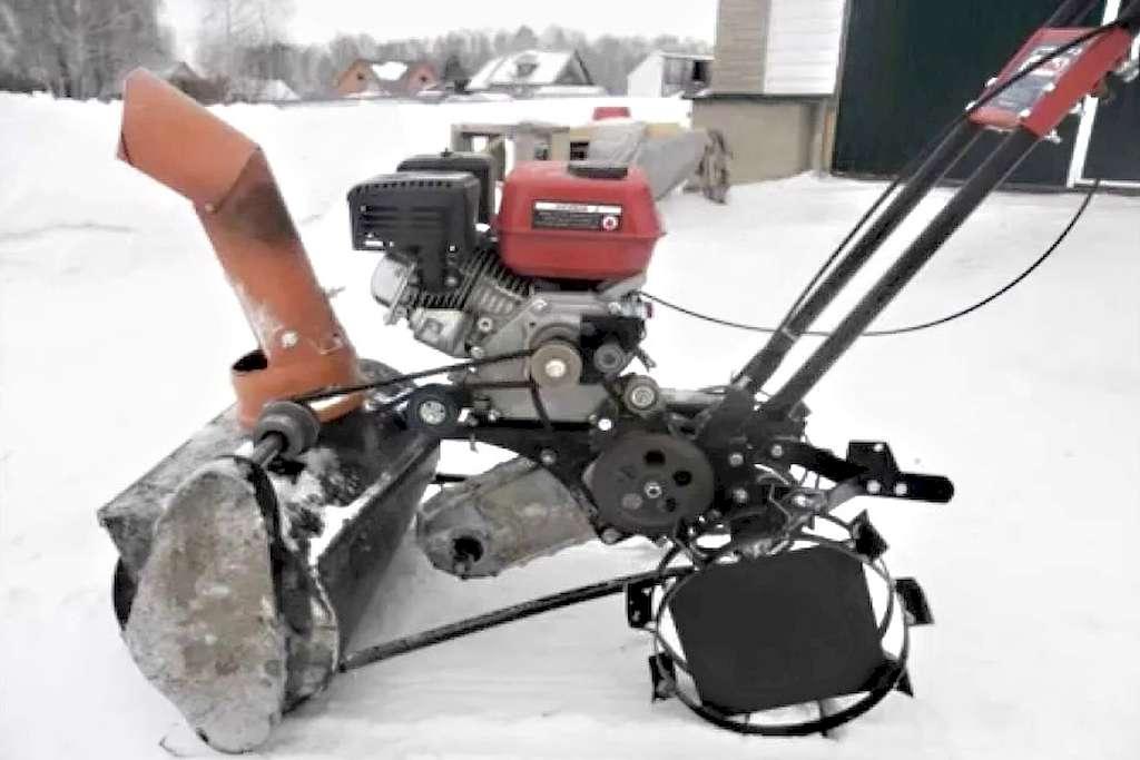 Как сделать своими руками снегоуборщик для мотоблока